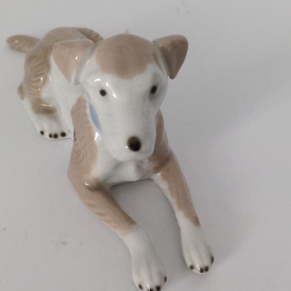 VTG Tan/White Dog Figurine - Picture 2 of 7